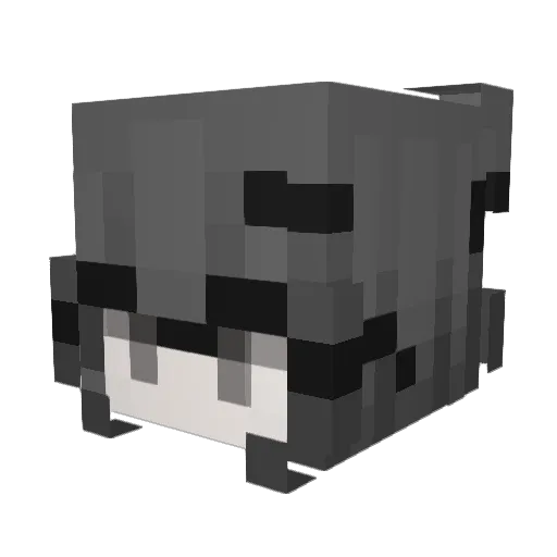 vanpire Minecraft avatar head, 3D render