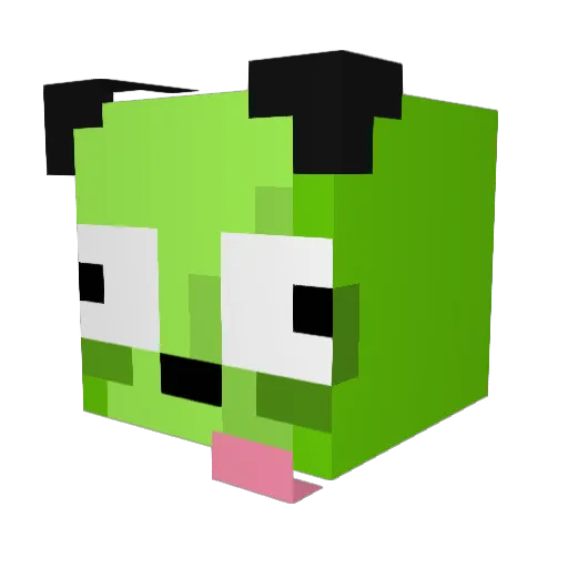 vanpiro Minecraft avatar head, 3D render