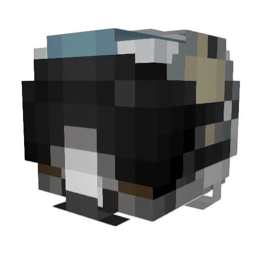 vanrazze Minecraft avatar head, 3D render
