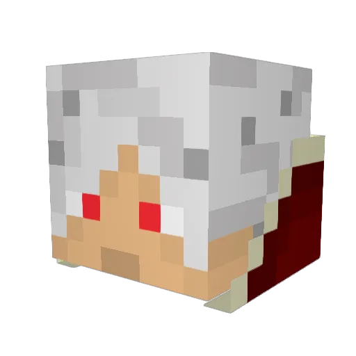 vansal Minecraft avatar head, 3D render