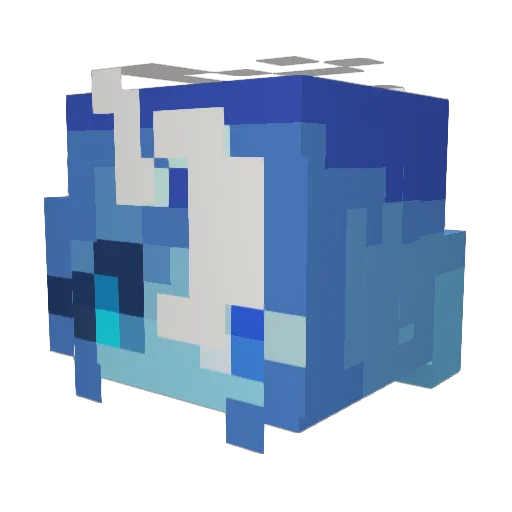 vantabis Minecraft avatar head, 3D render