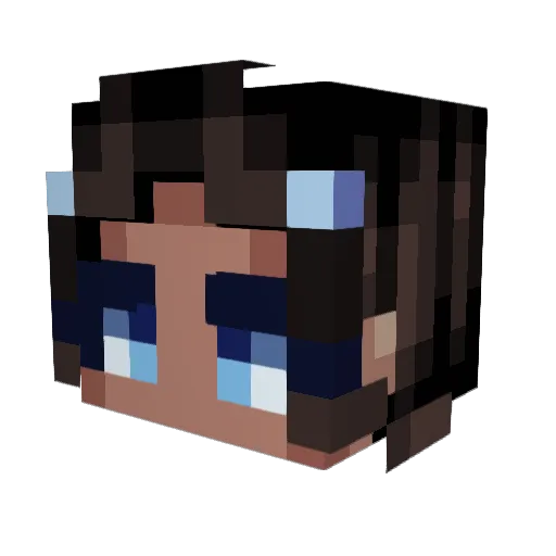 vante217 Minecraft avatar head, 3D render