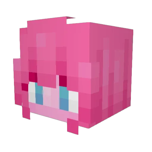 vanthonvenus Minecraft avatar head, 3D render