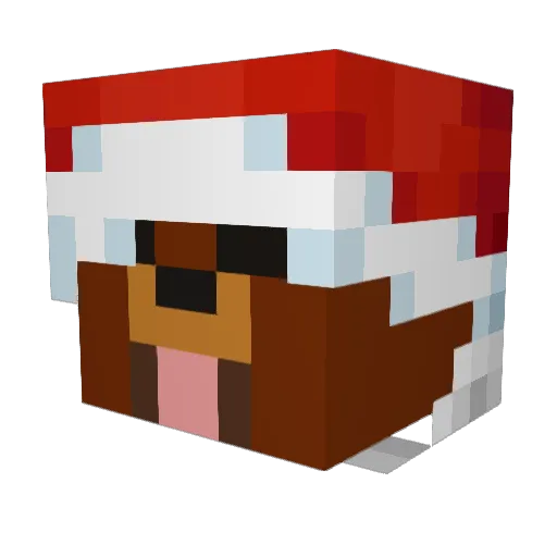vanvannnnn Minecraft avatar head, 3D render