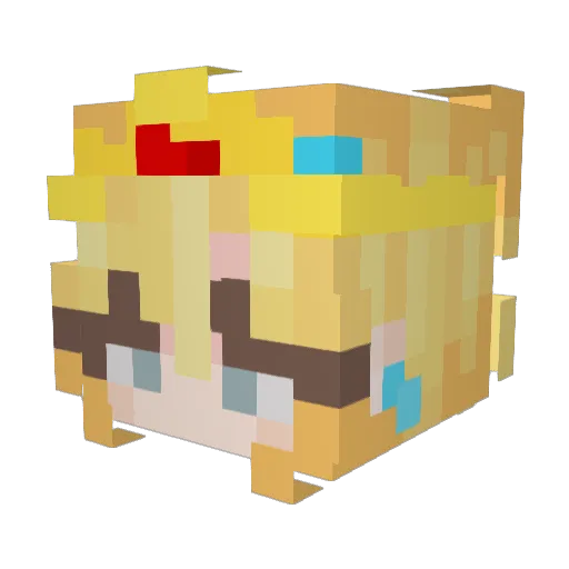 vanyxx98 Minecraft avatar head, 3D render