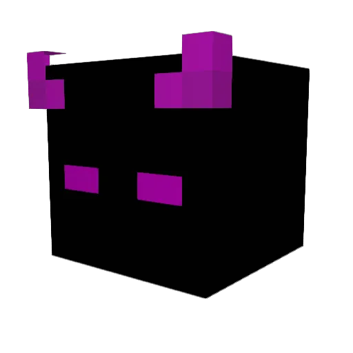 vapeban Minecraft avatar head, 3D render