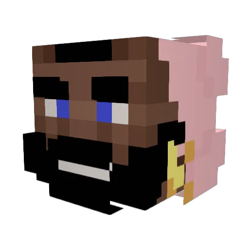 vapeuser5000 Minecraft avatar head, 3D render