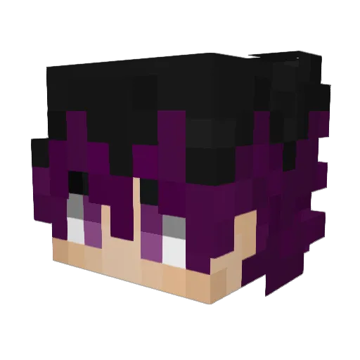 vapki Minecraft avatar head, 3D render