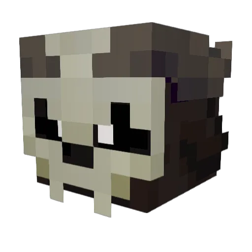 vapourgore Minecraft avatar head, 3D render