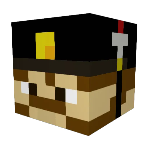 vapourwavetv54 Minecraft avatar head, 3D render