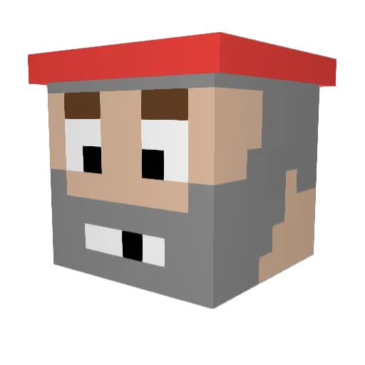 vapper2740 Minecraft avatar head, 3D render