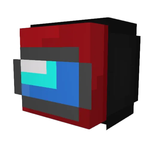 vapuor Minecraft avatar head, 3D render