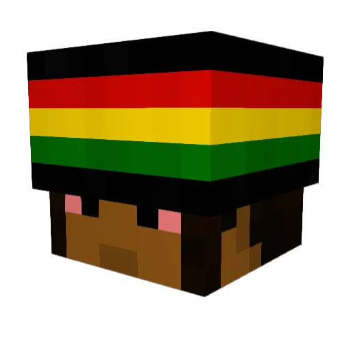 vaquerin24 Minecraft avatar head, 3D render