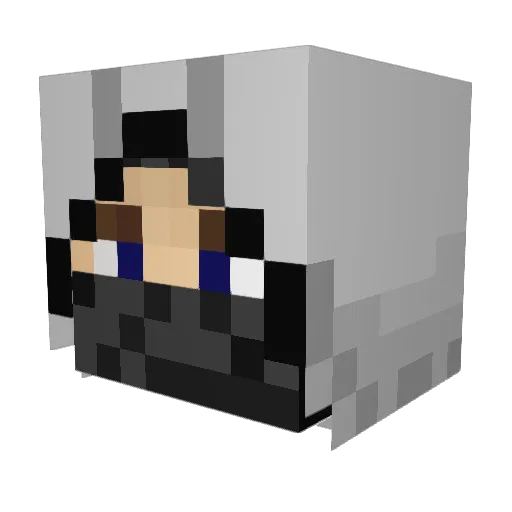 varadahl Minecraft avatar head, 3D render