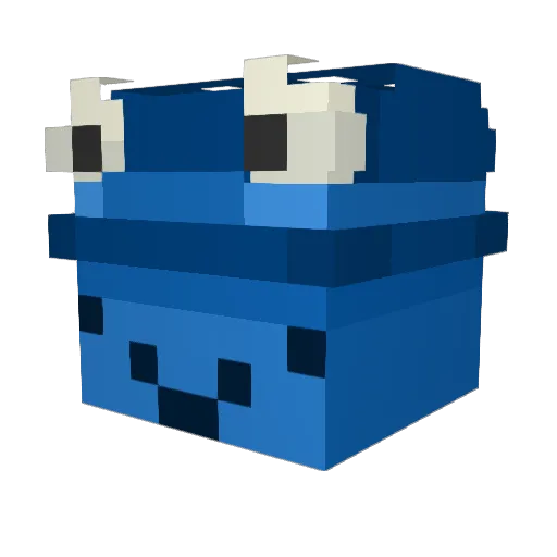 varasi Minecraft avatar head, 3D render