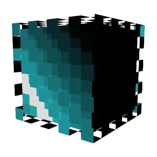 vargaking Minecraft avatar head, 3D render
