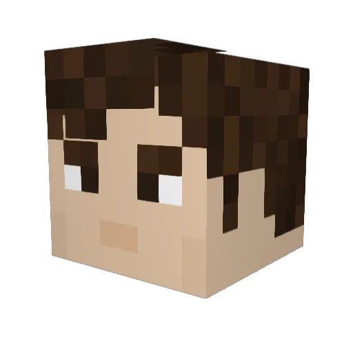 vargxsilver Minecraft avatar head, 3D render