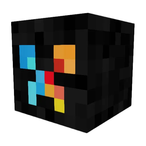 variant18 Minecraft avatar head, 3D render