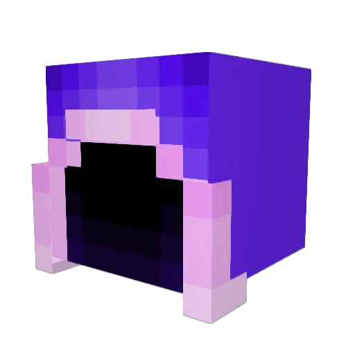 varkolin Minecraft avatar head, 3D render