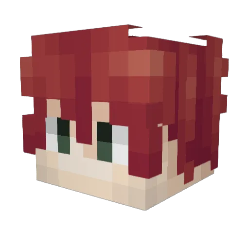 varlonia Minecraft avatar head, 3D render