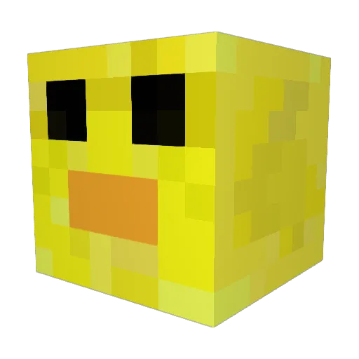 varqo_ Minecraft avatar head, 3D render