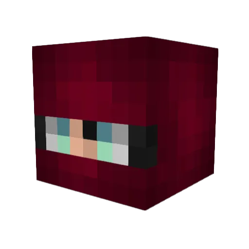 vartolu Minecraft avatar head, 3D render
