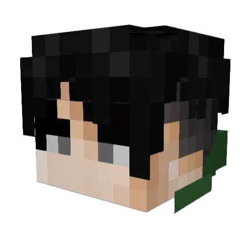 varunzi Minecraft avatar head, 3D render