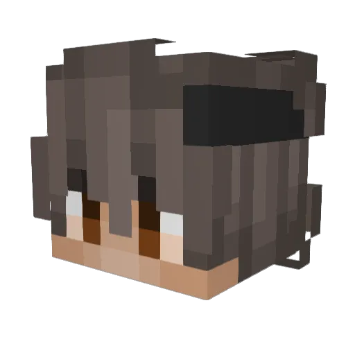 varx_x Minecraft avatar head, 3D render