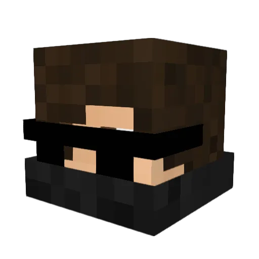 vary6000 Minecraft avatar head, 3D render