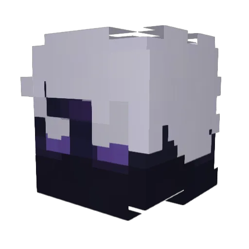 vasabe Minecraft avatar head, 3D render