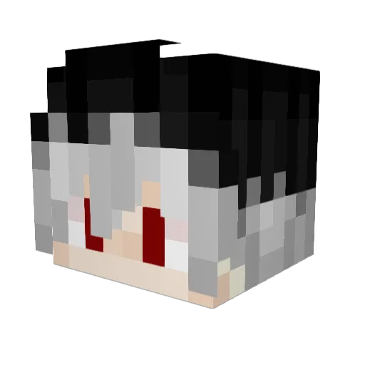 vased1703 Minecraft avatar head, 3D render