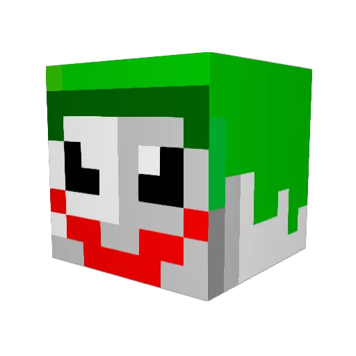 vashkano Minecraft avatar head, 3D render
