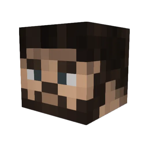 vasikp1 Minecraft avatar head, 3D render