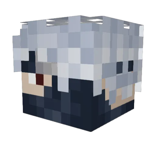 vasil002 Minecraft avatar head, 3D render