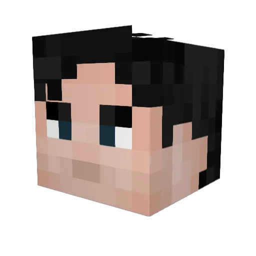 vaskorn Minecraft avatar head, 3D render