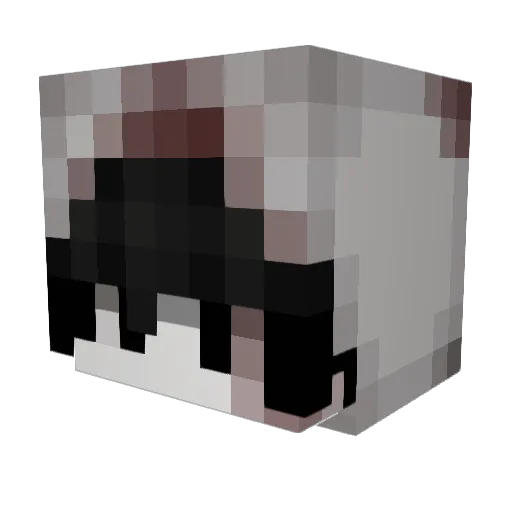 vaslianu Minecraft avatar head, 3D render