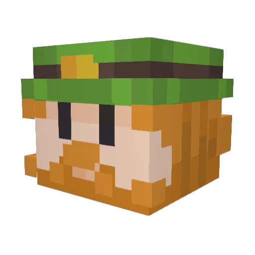 vassilis77 Minecraft avatar head, 3D render