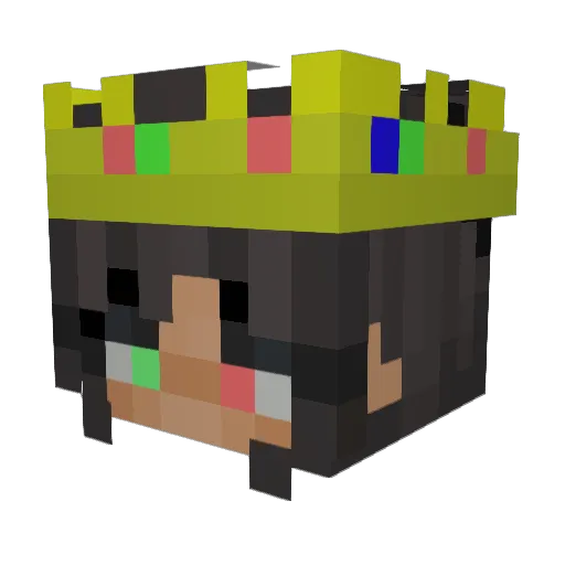 vastorei Minecraft avatar head, 3D render