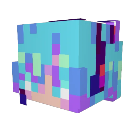 vaultbees Minecraft avatar head, 3D render