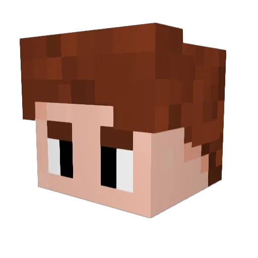 vaultboynuke Minecraft avatar head, 3D render