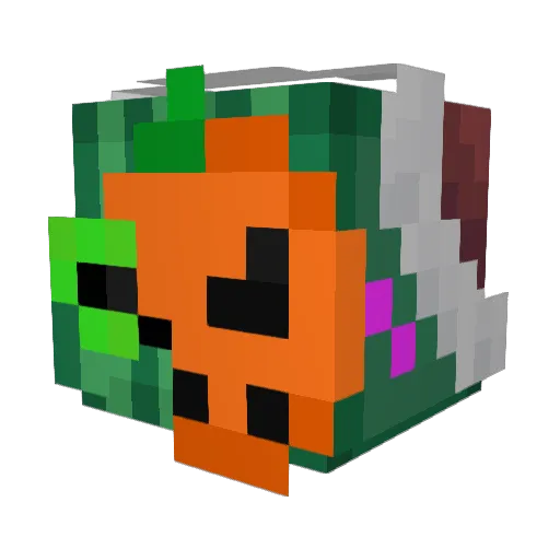 vaultfn Minecraft avatar head, 3D render
