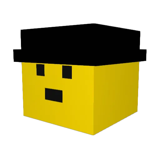 vaxier_ Minecraft avatar head, 3D render