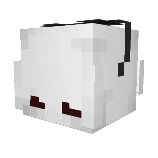 vaxite Minecraft avatar head, 3D render