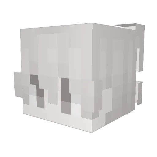 vayerek Minecraft avatar head, 3D render