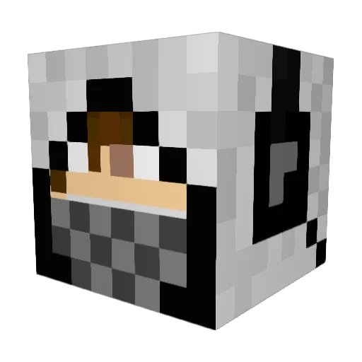 vbboy7 Minecraft avatar head, 3D render