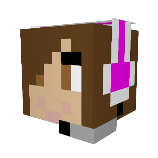 vbds95 Minecraft avatar head, 3D render