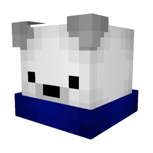 vbk002 Minecraft avatar head, 3D render