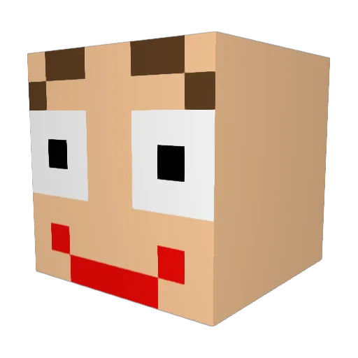 vboy1999 Minecraft avatar head, 3D render