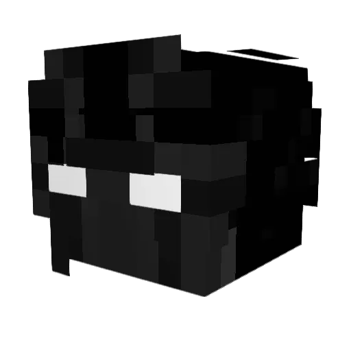 vbutta Minecraft avatar head, 3D render