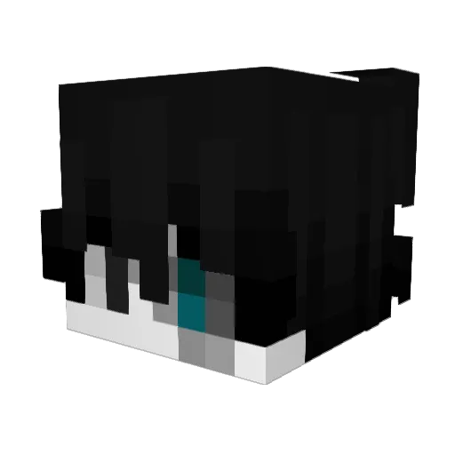 vc3h Minecraft avatar head, 3D render